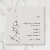 スクリプモダント中立バプテスマありがとう フェイバータグ (正面)