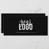 スクリプモダント事業ギフト証明書ブラック (正面/裏面)