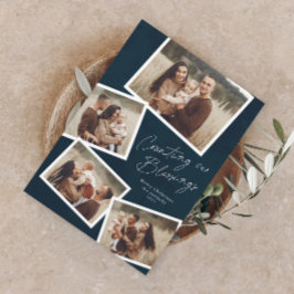 スクリプモダント写真コラージュ宗教クリスマス シーズンカード