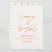 スクリプモダント写真メリーと明るいクリスマス (正面/裏面)