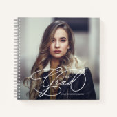 スクリプモダント写真卒業ゲストブックキープサケ ノートブック (正面)