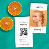 スクリプモダント写真家QRコードソーシャルメディア 名刺