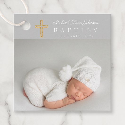 スクリプモダント写真洗礼 フェイバータグ (正面)