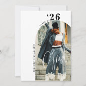 スクリプモダント写真2024ミニマルなグラードパーティーI 招待状 (正面)