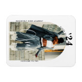 スクリプモダント写真2024ミニマル卒業 マグネット (横)