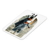 スクリプモダント写真2024ミニマル卒業 マグネット (左側)