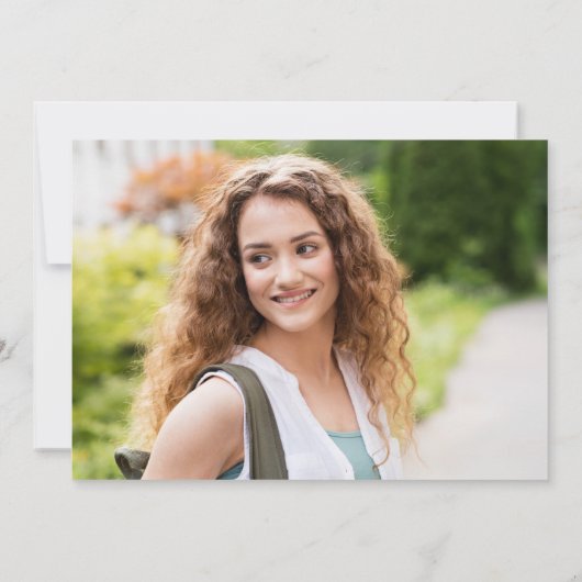 スクリプモダント写真2024卒業パーティー 招待状 (裏面)