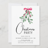 スクリプモダント冬の果実クリスマスパーティー 招待状 (正面)