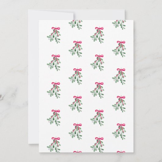 スクリプモダント冬の果実クリスマスパーティー 招待状 (裏面)