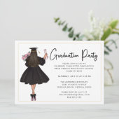 スクリプモダント卒業パーティの招待状 招待状 (スタンド正面)