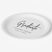 スクリプモダント卒業パーティカスタムー ペーパープレート (アングル)