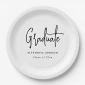 スクリプモダント卒業パーティカスタムー ペーパープレート (正面)