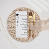 スクリプモダント卒業パーティーのディナーメニュー メニュー