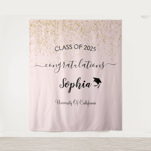 スクリプモダント卒業パーティーの背景 | 卒業 タペストリー (正面)