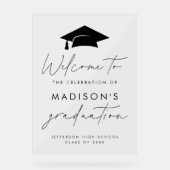 スクリプモダント卒業パーティ歓迎サイン アクリルサイン (正面)