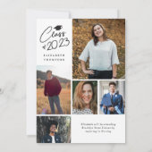 スクリプモダント名クラス年6写真卒業A 案内状 (裏面)