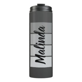 スクリプモダント名デザイン – ブラックミニマル タンブラー