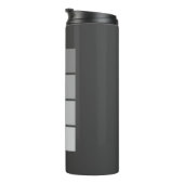 スクリプモダント名デザイン – ブラックミニマル タンブラー (回転右)