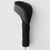 スクリプモダント名パーソナライズされたゴルフヘッドカバー ゴルフヘッドカバー (アングル)