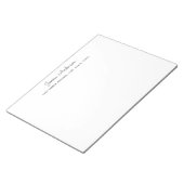 スクリプモダント名パーソナライズされたメモ帳 ノートパッド (アングル)