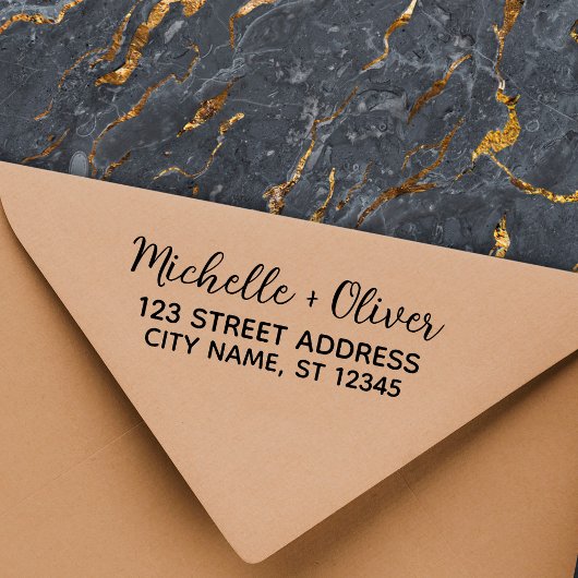 スクリプモダント名前をカスタムするの結婚カップル・アドレス ラバースタンプ