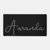 スクリプモダント名（黒） デスクマット (正面)