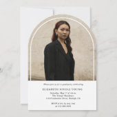 スクリプモダント大学院フォトアーチ卒業 招待状 (裏面)