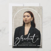 スクリプモダント大学院フォトアーチ卒業 招待状 (正面)