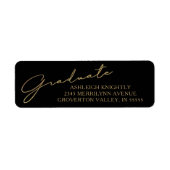 スクリプモダント大学院ブラック金ゴールド ラベル (正面)