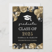 スクリプモダント大学院ブラック金ゴールド 案内状 (正面)