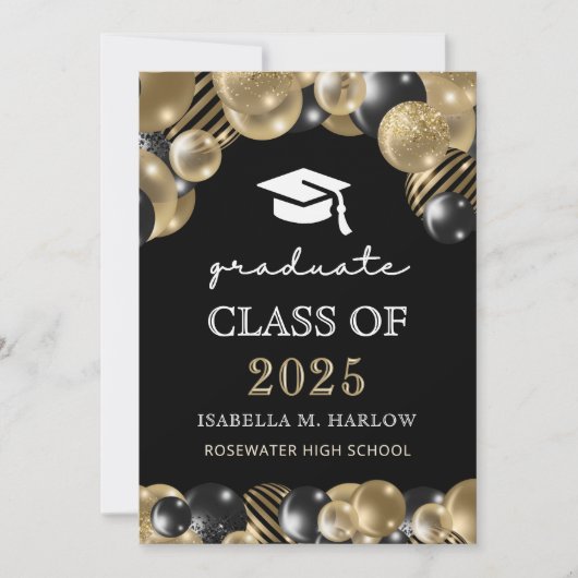 スクリプモダント大学院ブラック金ゴールド 案内状 (正面)