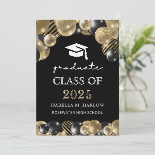 スクリプモダント大学院ブラック金ゴールド 案内状 (スタンド正面)