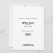 スクリプモダント大学院写真パーティー 招待状 (裏面)