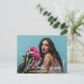 スクリプモダント大学院写真卒業ありがとう ポストカード (スタンド正面)