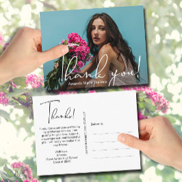 スクリプモダント大学院写真卒業ありがとう ポストカード