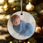 スクリプモダント宗教少年バプテスマ写真 セラミックオーナメント