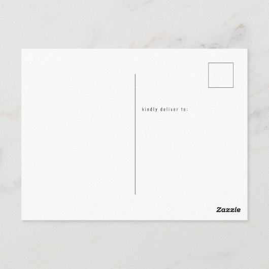 スクリプモダント家族3枚の写真メリークリスマス ポストカード (裏面)