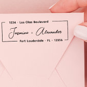 スクリプモダント対結婚差出人住所 セルフインキングスタンプ