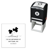 スクリプモダント差出人住所パーソナライズされた セルフインキングスタンプ (インサイチュ)