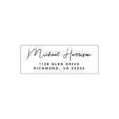 スクリプモダント差出人住所 セルフインキングスタンプ (デザイン)