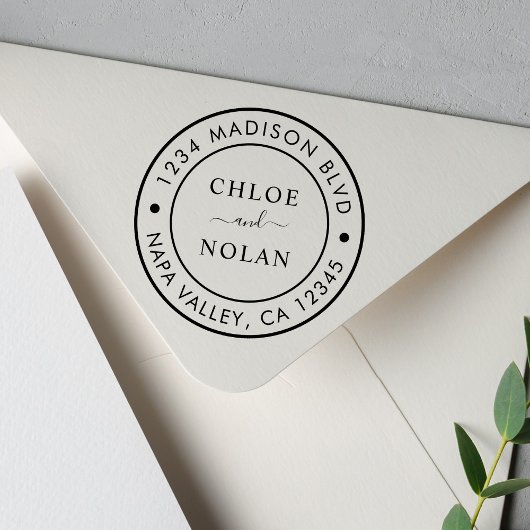 スクリプモダント差出人住所 セルフインキングスタンプ