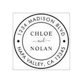 スクリプモダント差出人住所 ラバースタンプ (インプリント)