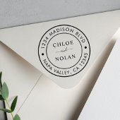 スクリプモダント差出人住所 ラバースタンプ