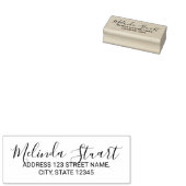 スクリプモダント差出人住所 ラバースタンプ (押印)