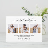 スクリプモダント感謝祭フォトホリデーカード シーズンカード (スタンド正面)