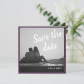 スクリプモダント日付のフォトカ結婚ードを保存 (スタンド正面)