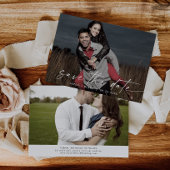 スクリプモダント水平ダークフォト日付の保存 セーブザデート