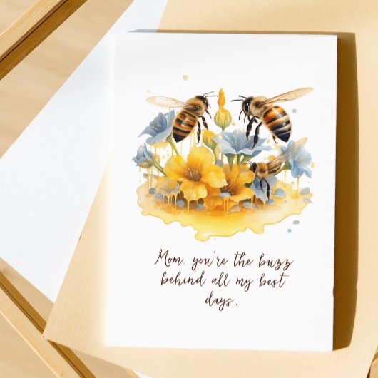 スクリプモダント水彩フローラハッピーマザーズ・デイ カード