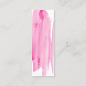 スクリプモダント水彩筆跡ギフトラベル スキニー名刺 (裏面)