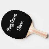 スクリプモダント白黒パーソナライズされた 卓球ラケット (横)